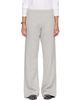 Acne Studios Acne Studios Gray Fleece Logo Lounge Pants - 1