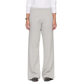 Acne Studios Acne Studios Gray Fleece Logo Lounge Pants