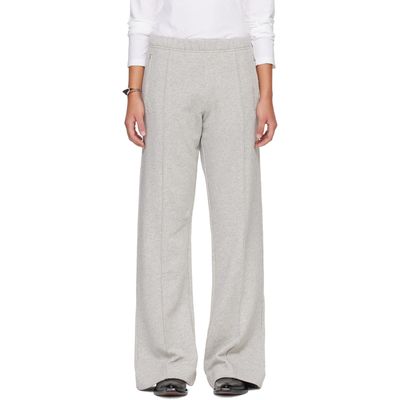Acne Studios Acne Studios Gray Fleece Logo Lounge Pants