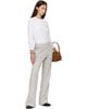 Acne Studios Acne Studios Gray Fleece Logo Lounge Pants - 4