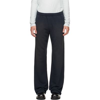 Acne Studios Acne Studios Gray Fleece Stamp Logo Trousers