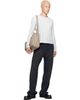 Acne Studios Acne Studios Gray Fleece Stamp Logo Trousers - 4