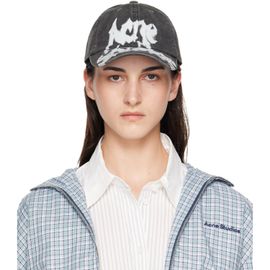 Acne Studios Acne Studios Gray Gothic Logo Cap