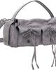 Acne Studios Acne Studios Gray Multipocket Suede Shoulder Bag - 2