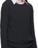 Acne Studios Acne Studios Gray Ribbed Crewneck Knit Sweater - 2