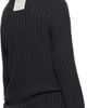 Acne Studios Acne Studios Gray Ribbed Crewneck Knit Sweater - 3