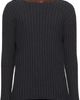 Acne Studios Acne Studios Gray Ribbed Sweater - 1