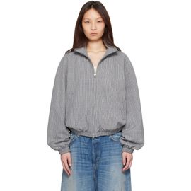 Acne Studios Acne Studios Gray Technical Check Jacket