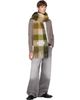 Acne Studios Acne Studios Green Check Wool Scarf - 2