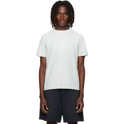 Acne Studios Acne Studios Green Distressed Logo T-shirt