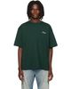 Acne Studios Acne Studios Green Embroidered-Logo T-shirt - 1