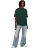 Acne Studios Acne Studios Green Embroidered-Logo T-shirt - 4