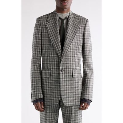 Acne Studios Acne Studios Juman Check Wool Mouliné Twill Blazer