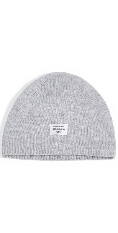 Acne Studios Acne Studios Kassias Cashmere Beanie Grey Melange One