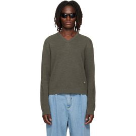 Acne Studios Acne Studios Khaki Merino Wool Sweater