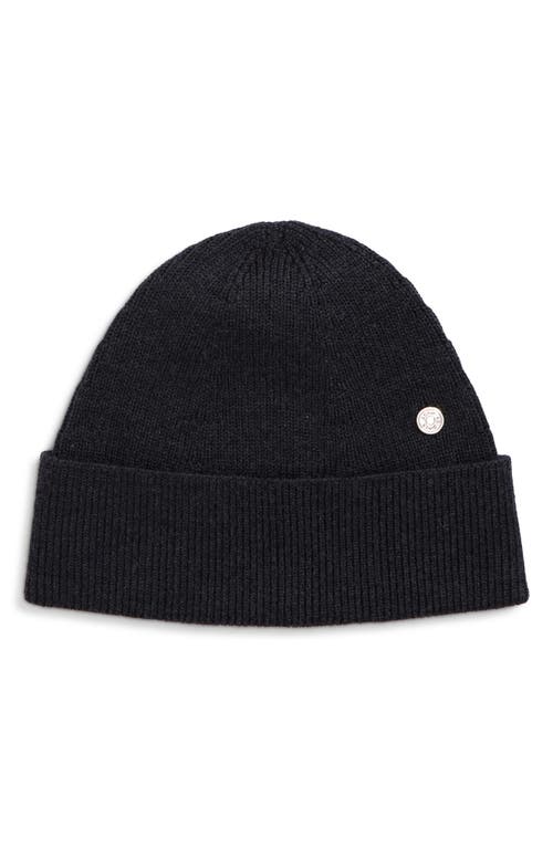 Acne Studios Acne Studios Krivi Coin Appliqué Merino Wool Blend Beanie