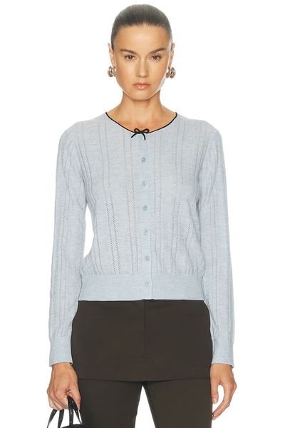 Acne Studios Acne Studios Kween Silk Wool Cardigan