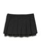 Acne Studios Acne Studios Lace Hem Pleated Mini Skirt - 3