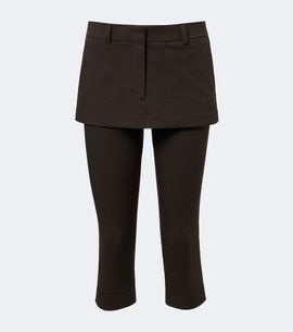 Acne Studios Acne Studios Layered cotton capri pants