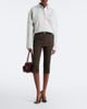 Acne Studios Acne Studios Layered cotton capri pants - 2