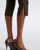 Acne Studios Acne Studios Layered cotton capri pants - 4