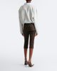 Acne Studios Acne Studios Layered cotton capri pants - 6