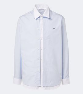 Acne Studios Acne Studios Layered cotton poplin shirt