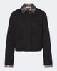 Acne Studios Acne Studios Layered cotton twill jacket - 1