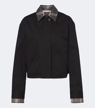 Acne Studios Acne Studios Layered cotton twill jacket