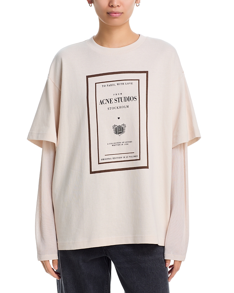 Acne Studios Acne Studios Layered Graphic Tee