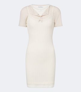 Acne Studios Acne Studios Layered knitted minidress