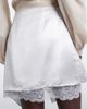 Acne Studios Acne Studios Layered lace-trimmed satin miniskirt - 4