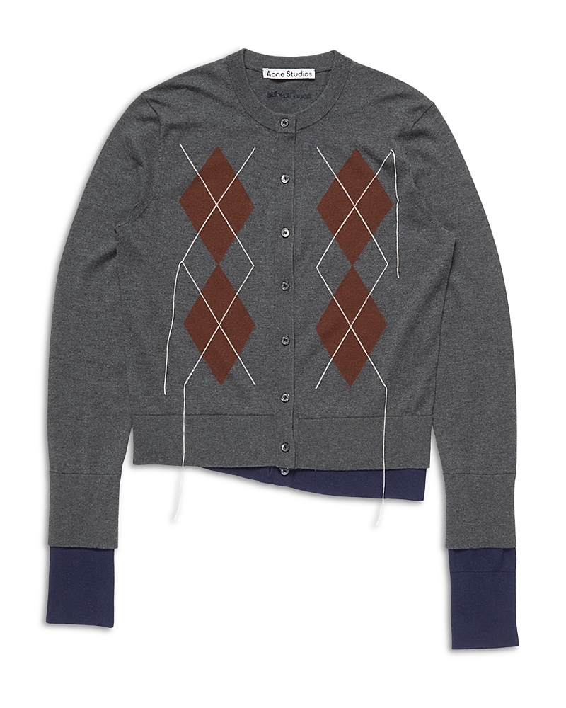 Stefan Cooke - Gray Slashed Sweater