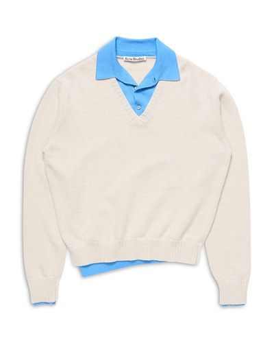 Acne Studios Acne Studios Layered Look Wool Sweater