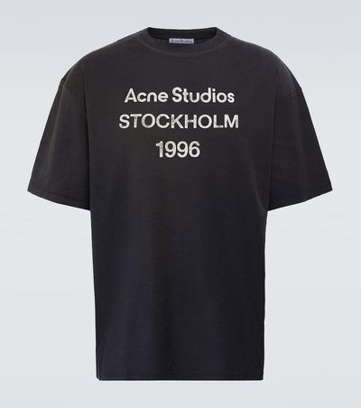 Acne Studios Acne Studios Logo-print cotton-blend T-shirt