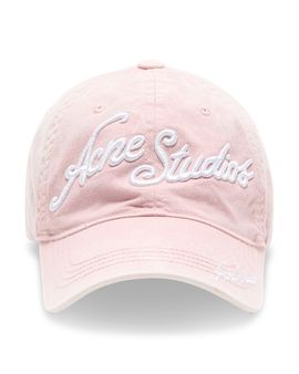 Acne Studios Acne Studios Logo Cotton Baseball Hat