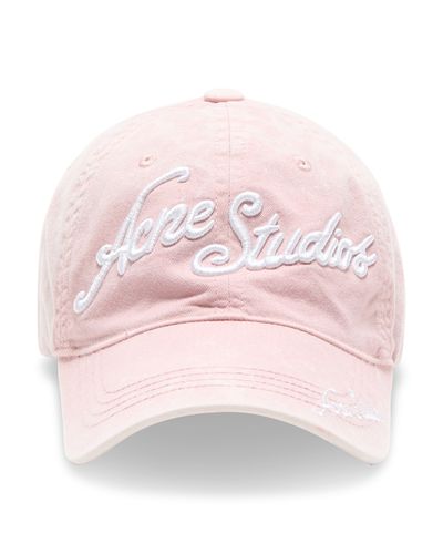 Acne Studios Acne Studios Logo Cotton Baseball Hat