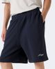 Acne Studios Acne Studios Logo embroidered cotton fleece shorts - 5