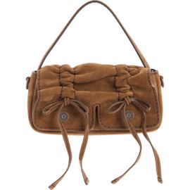 Acne Studios Acne Studios Micro Multipocket Suede Crossbody Bag