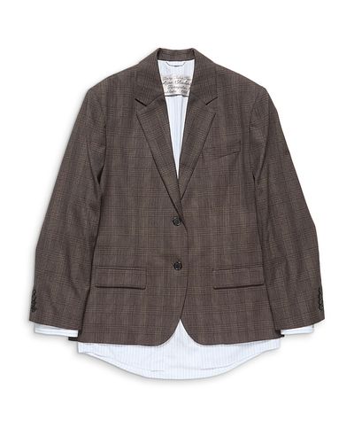 Acne Studios Acne Studios Mixed Media Blazer