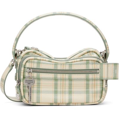 Acne Studios Acne Studios Multicolor Camero Kit Check Crossbody Bag