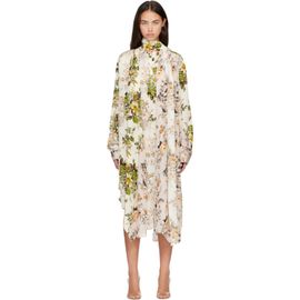 Acne Studios Acne Studios Multicolor Silk Shirt Midi Dress