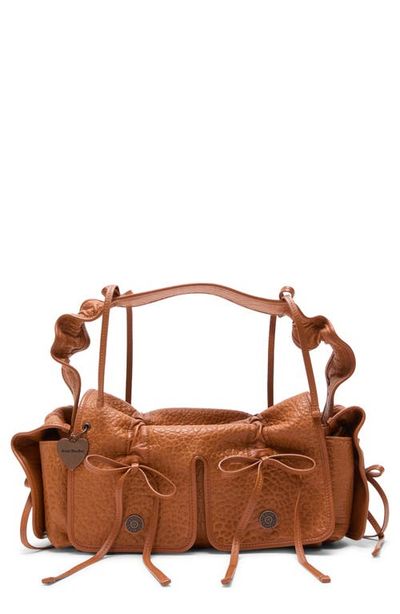 Acne Studios Acne Studios Multipocket Big Grainy Leather Shoulder Bag