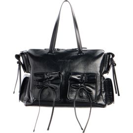Acne Studios Acne Studios Multipocket Luxe Crinkle Leather Top Handle Bag