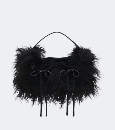 Acne Studios Acne Studios Multipocket suede shoulder bag