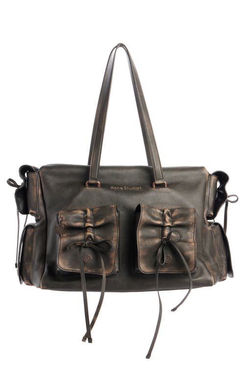 Acne Studios Acne Studios Multipocket Washed Leather Tote