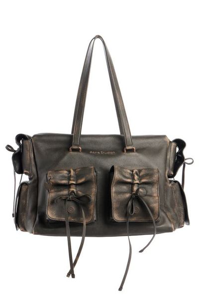 Acne Studios Acne Studios Multipocket Washed Leather Tote