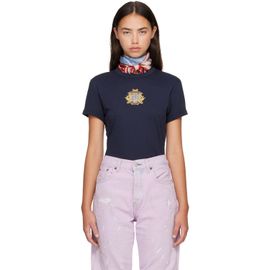 Acne Studios Acne Studios Navy Crest Logo T-shirt