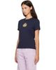 Acne Studios Acne Studios Navy Crest Logo T-shirt - 4