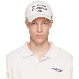 Acne Studios Acne Studios Off-White '1996' Logo Baseball Cap